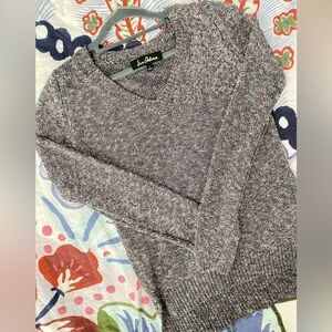 NWOT Sam Edelman Speckled V-Neck Sweater - S